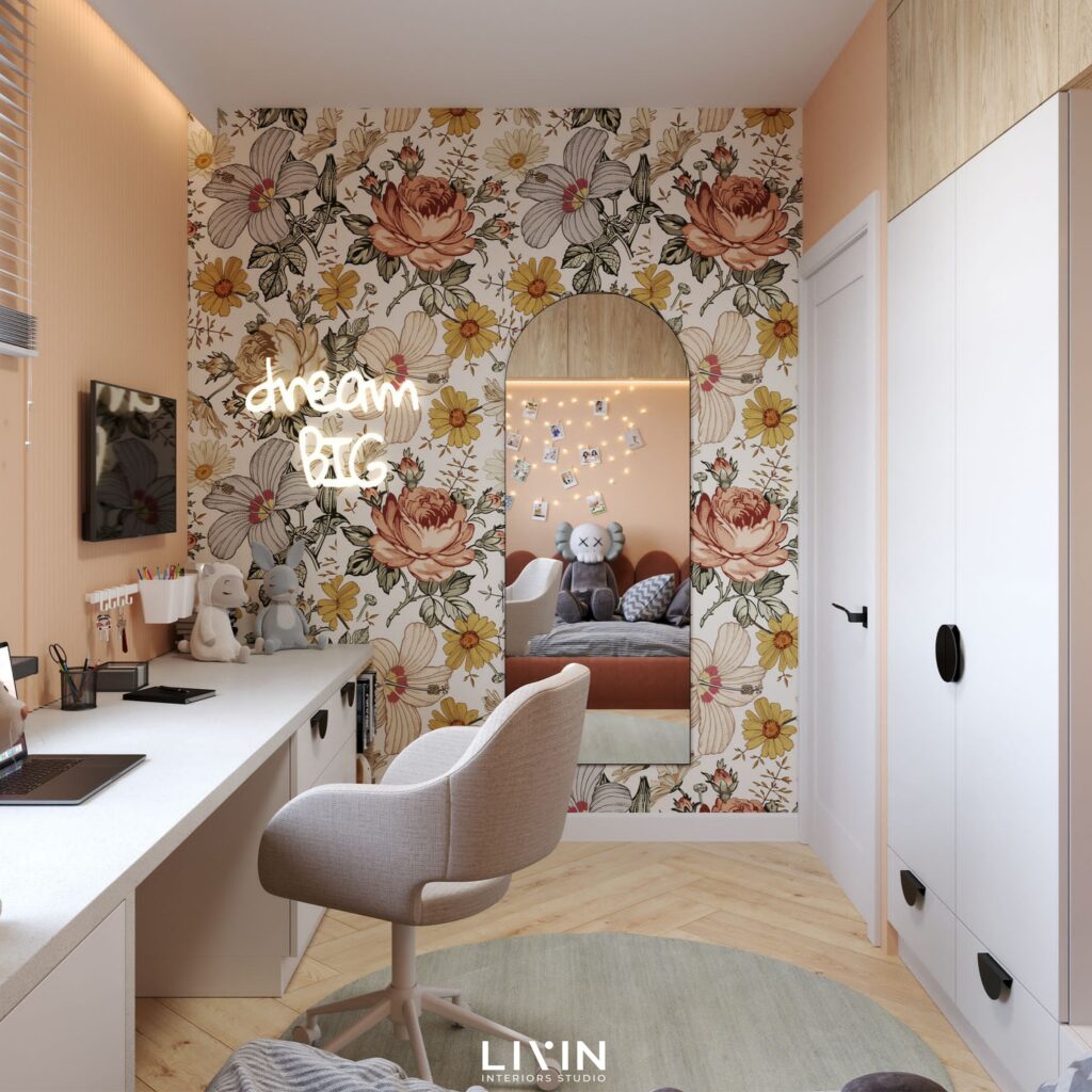 Pokój dziecka Wieliczka — realizacja LIVIN Interiors Studio