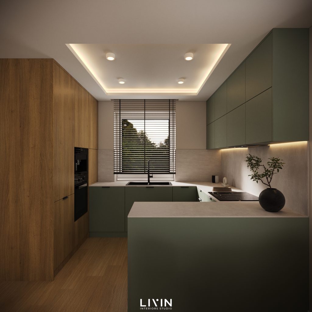 Kuchnia z jadalnią Kraków — realizacja LIVIN Interiors Studio